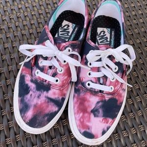 Comfy Cush Vans- tie dye print
